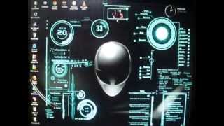 IronMan theme from Rainmeter + Effects