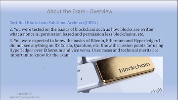 Certified Blockchain Solutions Architect Exam Review and Top five reasons to get Certified