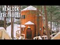 *WHIMSICAL * TINY HOUSE TREEHOUSE FULL TOUR! | The Hemlock Treehouse