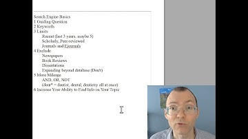 How to Search Databases Quickly and Effectively