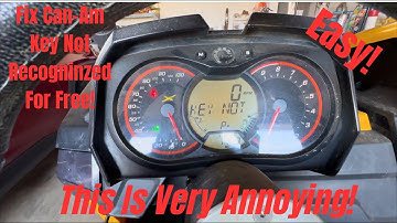 Can-Am Key Not Recognized Issue Fix! | Try This First! 
