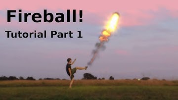 How to kick a Fireball (blender tutorial) [HD] part 1