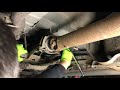 2000 Nissan Frontier Crew Cab 4x4:  Replacing the rear driveshaft support bearing