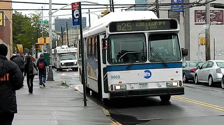 MTA Bus Company 1999 OBI Orion 05.501 CNG #9869 on the Q25