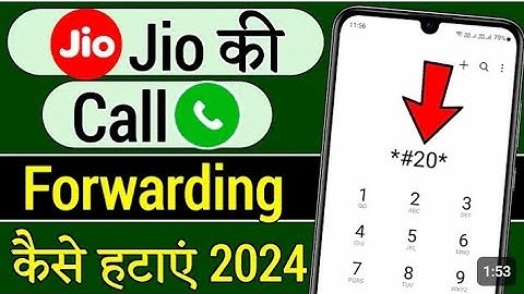 jio call forwarding kaise hataye !! jio call forwarding kaise band kare !! call forward kaise hataye