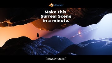 Abstract Scene in a Minute | Blender tutorial