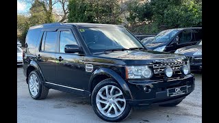 Player Profile 2010 Land Rover Discovery 4 XS TDV6 Black with Black Leather with New MOT on sale at George Kingsley