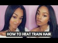 HOW TO: Heat Training Hair | How to Heat Train Natural Hair (UPDATED)