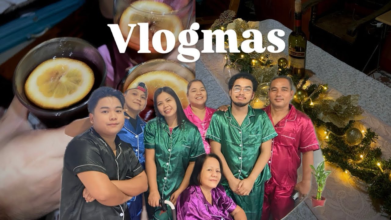 VLOGMAS🎄| Christmas Party, Sangria Night, Noche Buena, Fam Bonding 💕