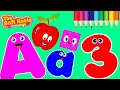 Learn abc phonics shapes numbers colors  preschool learnings for 3 year olds  kids.s