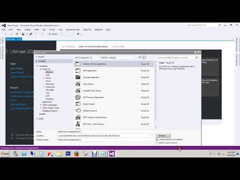 how to go one form to another form using C#  .NET visual studio