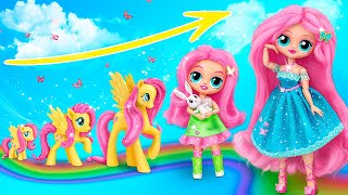 My Little Pony: Humanisasi Fluttershy / 30 Kreasi Boneka LOL OMG