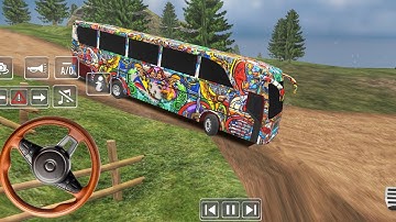 Mobile Bus Simulator Indian Driver 2025 - First Bus Transport Game - Android Gameplay