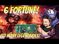 6 Fortune! So many items and Legendaries! | TFT Fates | Teamfight Tactics