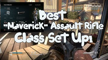 BEST "Maverick" Assault Rifle Class Set Up! (Call of Duty: Ghosts)