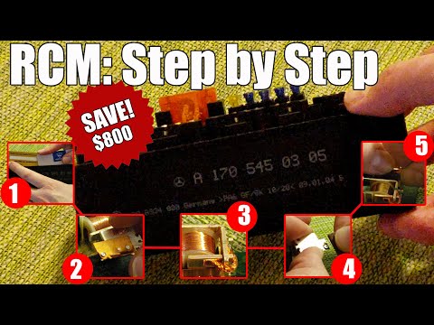 RCM (Relay Control Module) Step by Step : Chrysler Crossfire Mercedes Mystery No Start