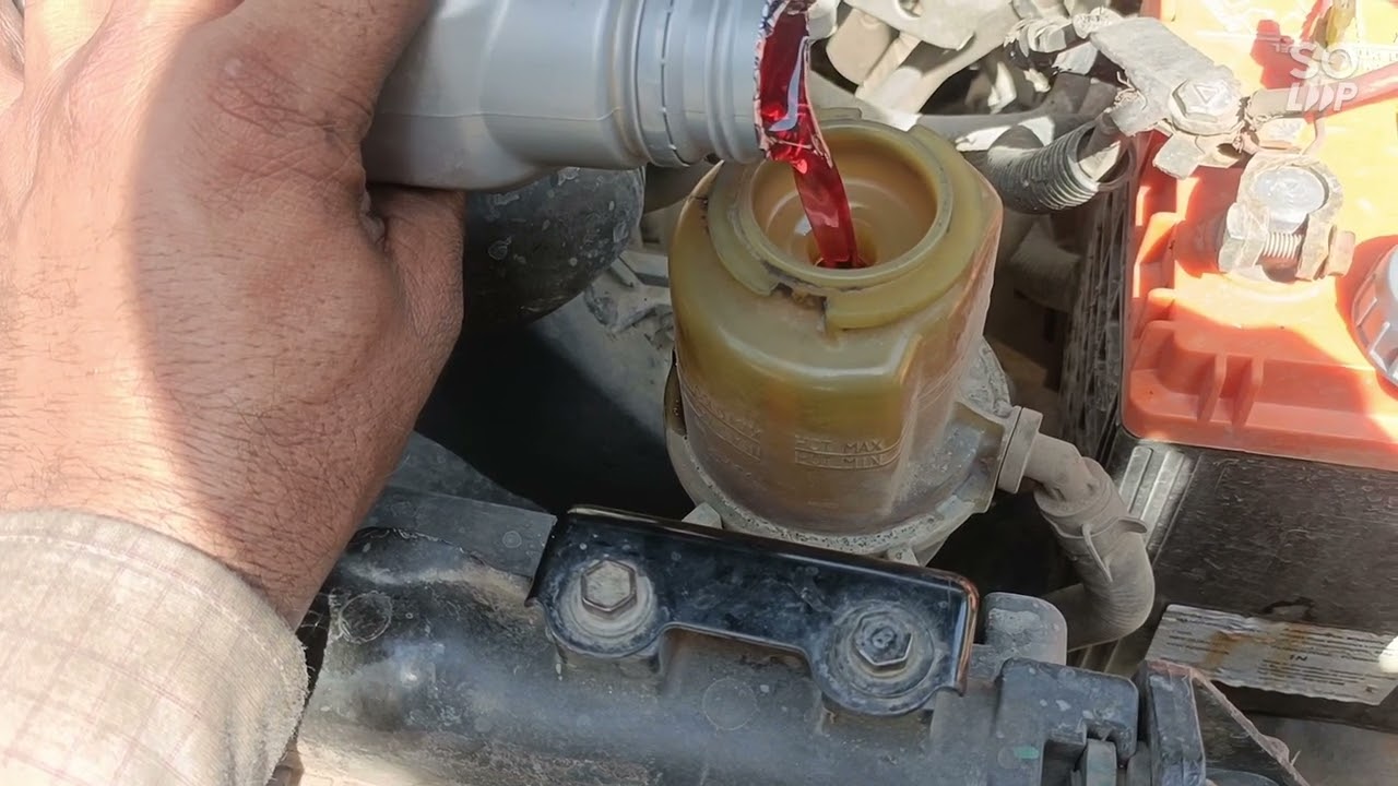Toyota Innova highdrolic steering oil change