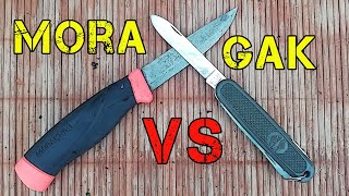 Честный тест! Mora против Victorinox GAK108 для похода и прочего аутдора