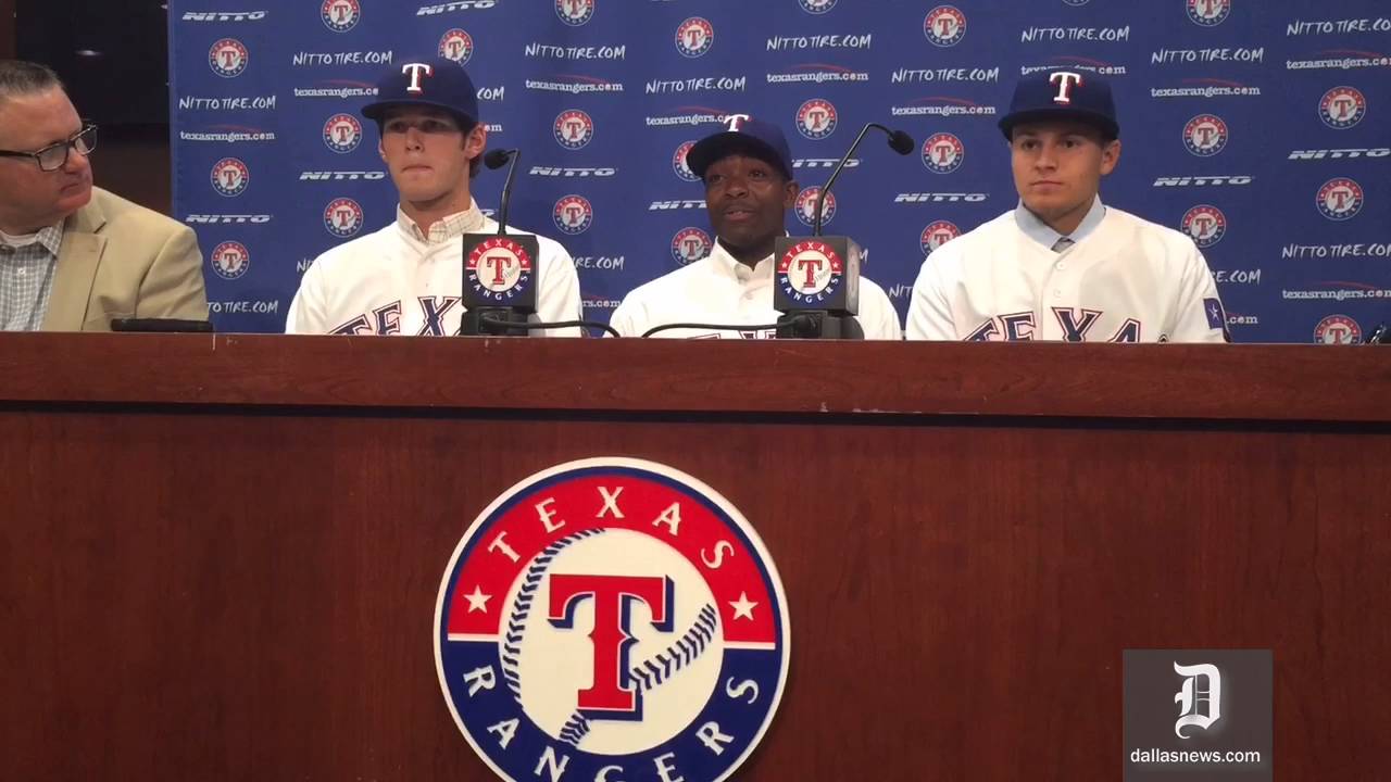 Texas Rangers 2016 draft picks Cole Ragans, Alex Speas, and Kole