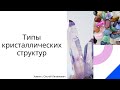 Типы кристаллических структур (атомная, ионная, молекулярная и металлическая). 11 класс