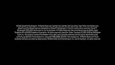 Splinter Cell Conviction Graphic Errors