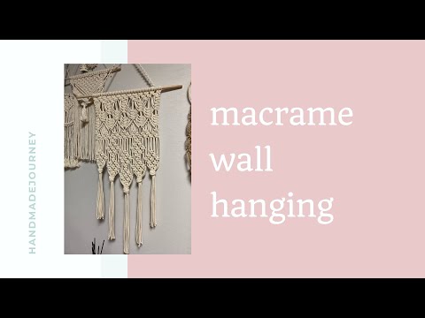 [handmade journey] 마크라메 월행잉 따라하기 ? macrame wall hanging