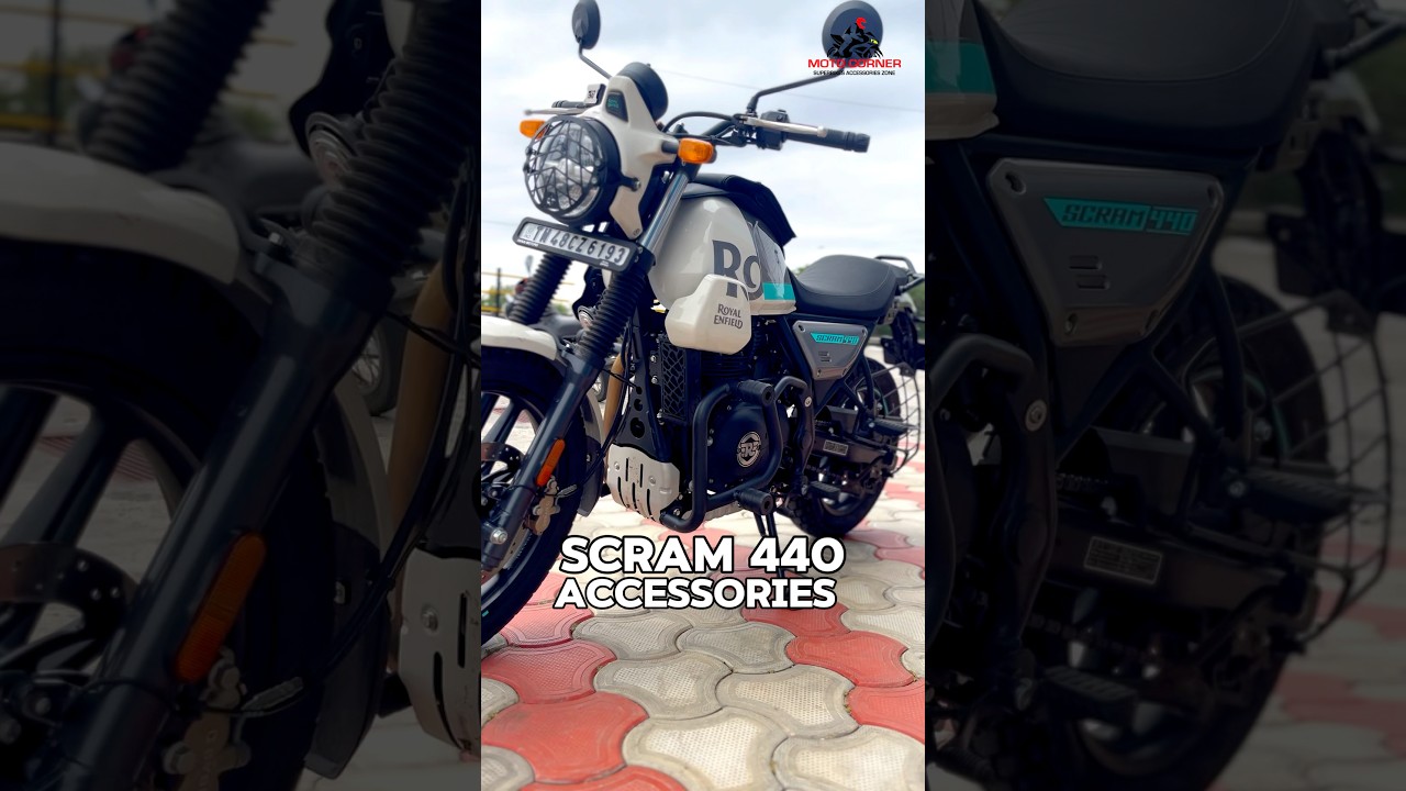 RE scram 440🏍️💥 Accessories 🏬😍 