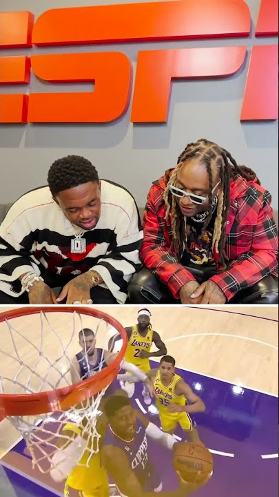 Ty Dolla $ign and DJ Mustard react to Lakers highlights 🍿