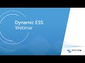 Victron Energy Dynamic ESS Webinar