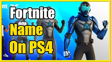 How to Change your FORTNITE EPIC Name on PS4 (Fast Method)