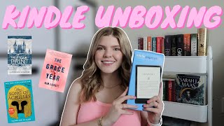 KINDLE PAPERWHITE 2023 UNBOXING 💫📖☁️ Kindle Unboxing, Accessories, Review + Kindle Unlimited Recs