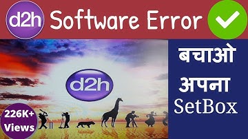 videocon d2h software update error | Videocon d2h me software kaise dale | d2h upgrade secret code