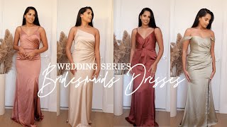 All About Bridesmaids Dresses & At Home Try-On | Wedding Series screenshot 1