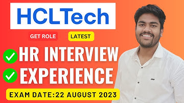 hcl tech hr interview 2023 | hcl tech hr interview questions | hr interview experience hcl tech