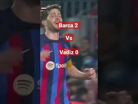 full time Barca vs Cadiz #shorts #laligashorts #barcashorts