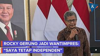 Rocky Gerung Tegaskan Tetap Independen: Saya Tak Pernah Tukar Tambah Reputasi dengan Fasilitas