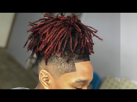 Freeform Dread Drop Fade Haircut Tutuorial Youtube