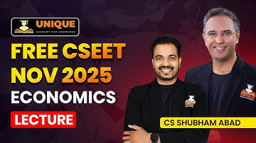 CSEET ONLINE CLASSES  | ECONOMICS LECTURE 6 | CSEET NOV 2025