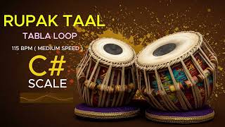 C# Scale Rupak Taal Tabla Loop 115 Bpm Medium Speed