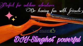 Diy Slingshot   Powerful, Perfect for just having fun!