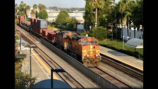 Perfect Lighting, Perfect Train | BNSF Stack at Buena Park