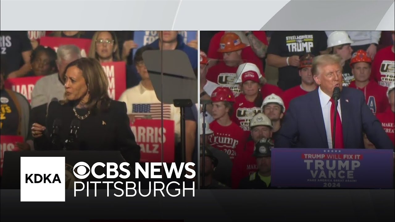 Donald Trump and Kamala Harris make final pitches to voters in ...