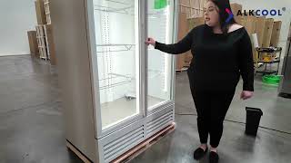 Two Door Commercial Refrigerator - ALKCOOL Commercial Refrigerator