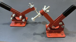 How to make a toggle clamp