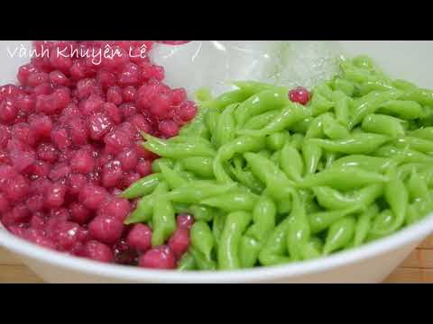 3. Các bước nấu chè đậu xanh lá dứa