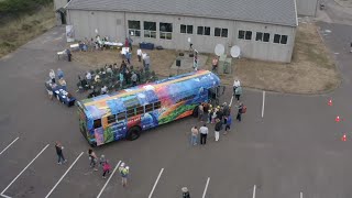 Art council unveils the Oregon Coast Art Bus