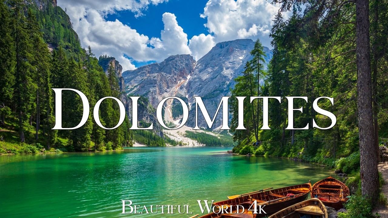 Dolomites 4K | Iconic Tre Cime di Lavaredo, Turquoise Lago di Carezza & Majestic Dolomite Walls