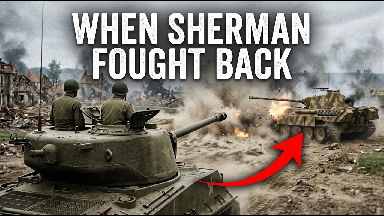 They Thought the Sherman Was Weak — Until Its 76mm Gun Started Killing Panthers