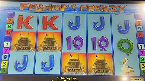 Omg I Broke Fishing Frenzy 10 Spins 3 Bonus wins 4 Scatters Bookies Slots AMAZING WIN !!