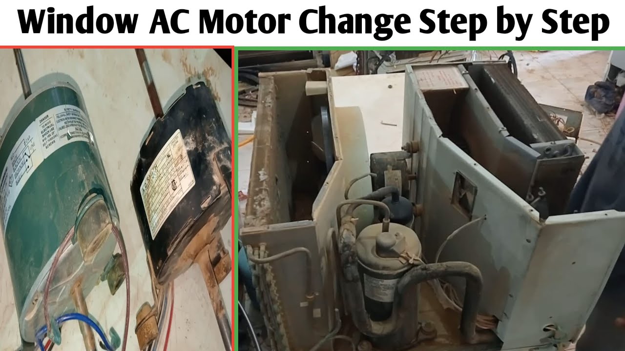 Window ac fan motor change! Window ac fan motor kaise badle!